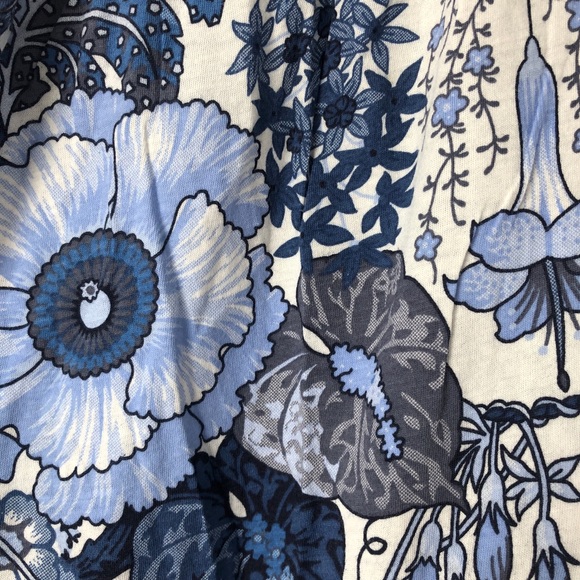 French Connection blue printed cotton tank size L - Picture 3 of 4